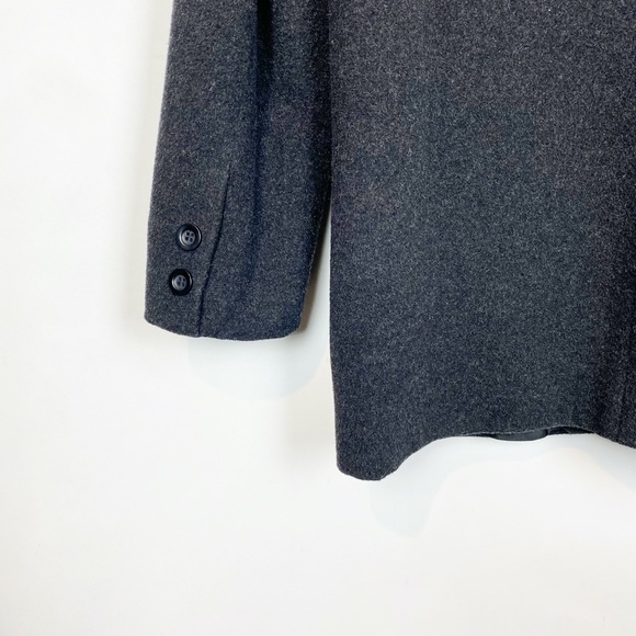 Helline Cashmere Virgin Wool Blazer Coat Charcoal - Picture 5 of 8